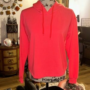Super cute Hot pink Hoodie Sweat shirt by “Ultra Flirt” Size Medium